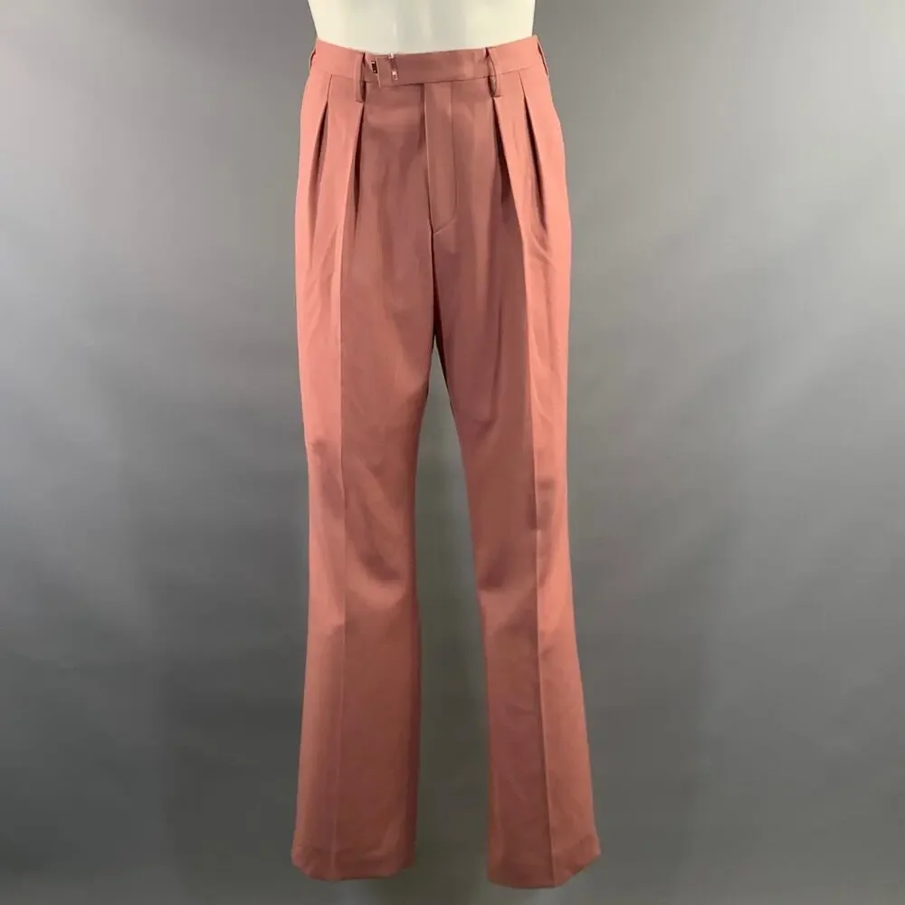 BALDESSARINI Pink Wool Double Breasted Suit